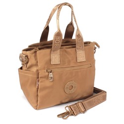 Сумка женская текстиль BoBo-9807,  3отд,  плечевой ремень,  терракот 265871