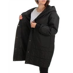 22332 BLACK Куртка демисезонная женская (50 гр. синтепон)