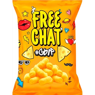 Снэки  FREE CHAT кук. со вк.сыра 50гр
