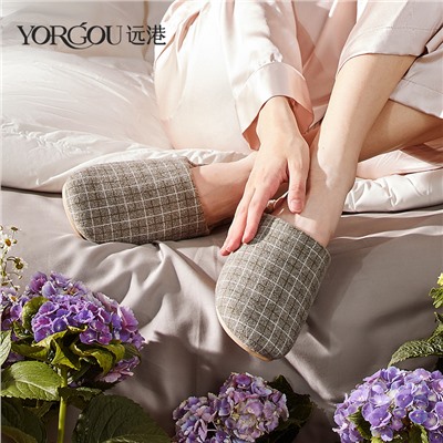 Demi-season non-slip fleece keep warm slippers for beloved indoor, soft sole