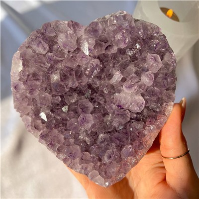 Радуга Самоцветов Друза "сердце" из Аметиста