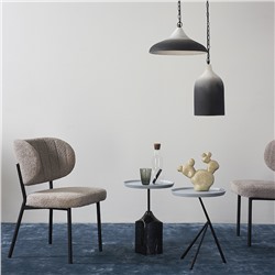 Светильник подвесной Sustainable collection, Ø22х39 см, черный/белый