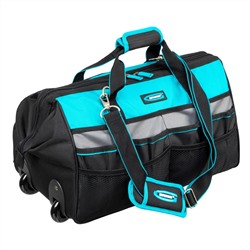 Сумка для инструмента, 500х280х290мм, выдвижная рукоятка, колеса, наплечный ремень Gross