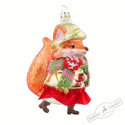 Лиса Алиса (стекло) 7х7,5х12 см