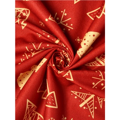 Плед флисовый новогодний «Этель. Ёлочки», 100×150 см, флис, пл. 160 г/м²