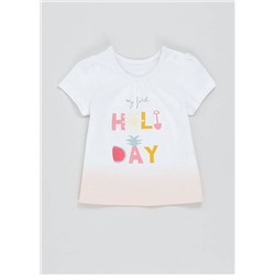 Girls My First Holiday T-Shirt (Newborn-23mths)