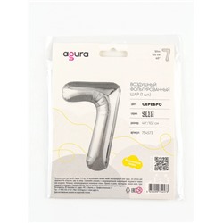 Воздушный шар фольгированный 40" «Цифра 7»