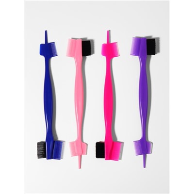 Расчёска - щётка для укладки волос, 20×4 см, МИКС