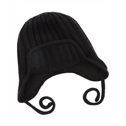 Шапка ушанка утепленная для девочки NIKASTYLE 11з15824 Черный
