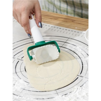 Валик для нарезки из теста KONFINETTA, 16.5×8×4 см, белый