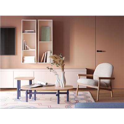 Ковер из хлопка по мотивам эвенских орнаментов из коллекции Cultural Heritage, 200х300 см