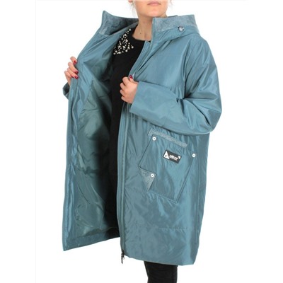 BM-15 GRAY/GREEN Куртка демисезонная женская (100 гр. синтепон)