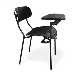 Конференц-стул SHT-S85М-RD с пюпитром
                        желтый / черный / черный муар