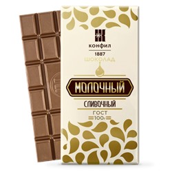 Шоколад Молочный Сливочный 100 г/КОНФИЛ