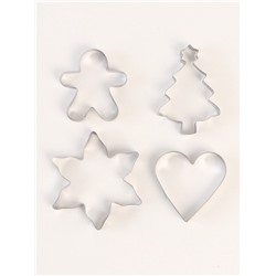 Формы для выпечки новогодние «Классика», 4 шт.