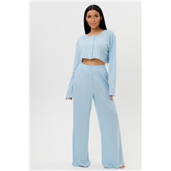 Женская пижама с брюками 2244/3 / Голубой