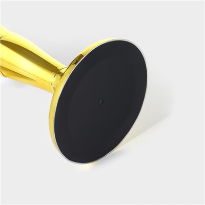 Башня пивная «Петронас», 3 л, колба для льда, подсветка, 2 батарейки AG3, золотистая