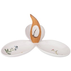 МЕНАЖНИЦА BRONCO "MEADOW" 3-СЕКЦИИ С РУЧКОЙ 27*24*2,5 СМ (КОР=12ШТ.)