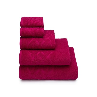 Полотенце махровое Донецкая Мануфактура Baldric / Фуксия