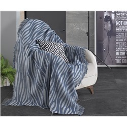 Накидка на Диван 170x220 см. 100% Хлопок Keten Verda Petrol