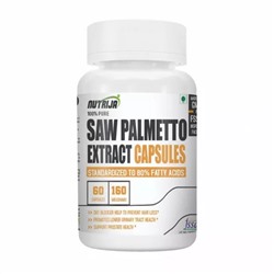 Экстракт Со Пальметто (60 кап, 160 мг), Saw Palmetto Extract, произв. Nutrija