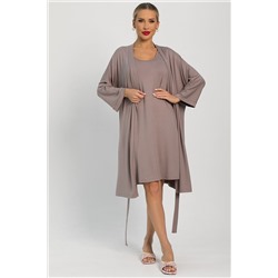 Платье-майка для дома Шелк вискозы (латте) П14492-52М