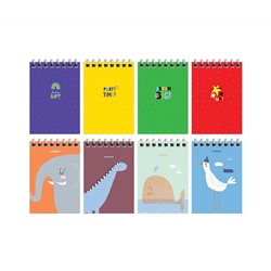 Блокнот А7 40л. на гребне BG "Моноколор. New style"