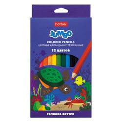Карандаши 12цв JUMBO утолщен трехгр корпус с точилк Хатбер CS_065505/12/Китай Подробнее
