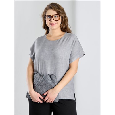 Женская блузка "Женский каприз-3" / серый