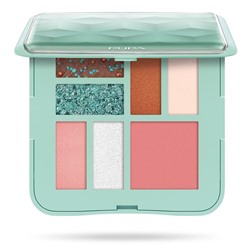 2 PUPA  Палетка для макияжа лица Make-up Pallete S AQUA