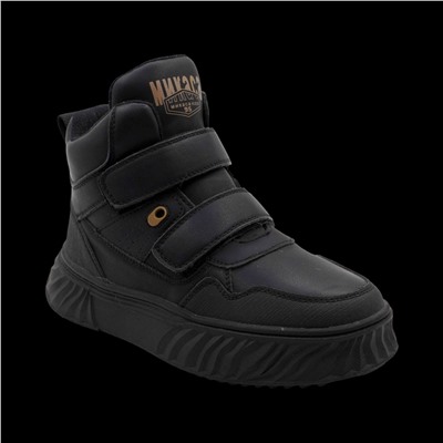 Ботинки на меху LM1099-3-1 черные