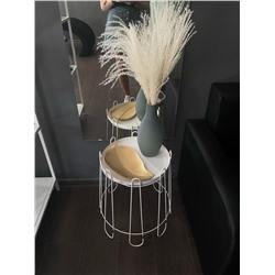 Столик кофейный SHT-CT6
                        белый муар