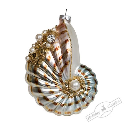 Ракушка Наутилус "Острова Океании" (стекло) 7,5х5х11,5 см