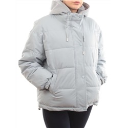 H24-088 GRAY/LT. BLUE Куртка демисезонная женская (120 гр. холлофайбер)