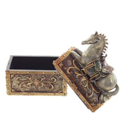 GAEM Шкатулка "Лошадь", L14,5 W9 H20 см