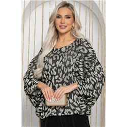 Блуза Шармель (черно-золотая) Б12218-16