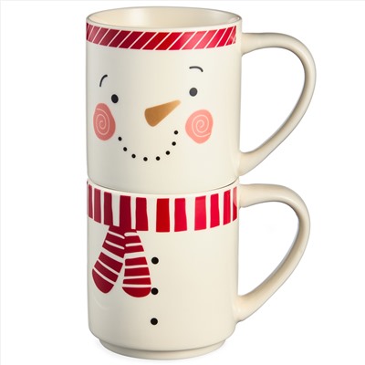 НАБОР КРУЖЕК LEFARD "SNOWMAN" 2 ШТ. 285МЛ