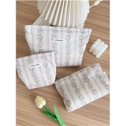 Capacious genuine small cosmetic bag, design handheld small clutch bag, organizer bag