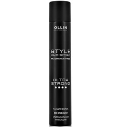 OLLIN STYLE Лак для волос ультрасильной фиксации 75мл
