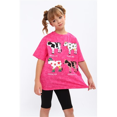 Пижама для девочки "Коровы" арт. КД-001-3
