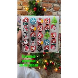 🌟Новогодние Стикеры на Одежду ⚡ Отличный подарок ребенку 🌟Светящиеся 😍😍😍 🌟Батарейки уже внутри