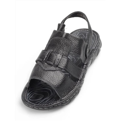 04-P2306-1 BLACK Сандалии мужские (натуральная кожа)