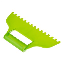 Шпатель для клея, пластмассовый, зубчатый 8 х 8 мм Сибртех