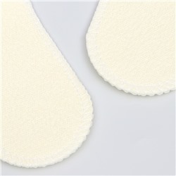 Одноразовые тапочки, Стандарт, бело-бежевые, 42р.