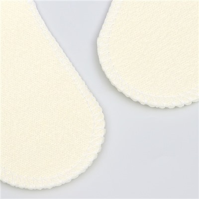 Одноразовые тапочки, Стандарт, бело-бежевые, 42р.