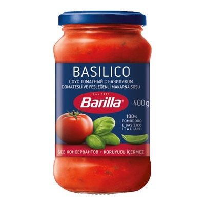 Соус БАЗИЛИКО BARILLA 400гр 1/6