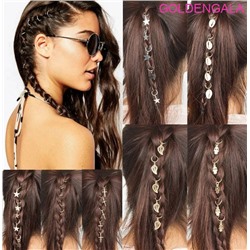 Пирсинг для волос колечки для волос многоразовые 5 шт С9