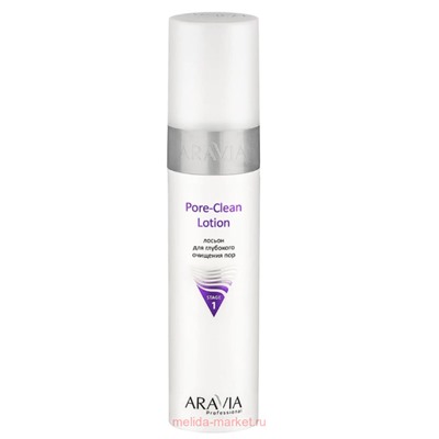 ARAVIA Professional Лосьон для глубокого очищения пор Pore-Clean Lotion 250 мл арт 6208
