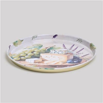 ПОДНОС СЕРВИРОВОЧНЫЙ AGNESS "GOURMET FEAST" 33*2,1 СМ