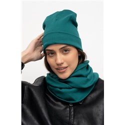 Шапка 25-608L11 св.изумруд